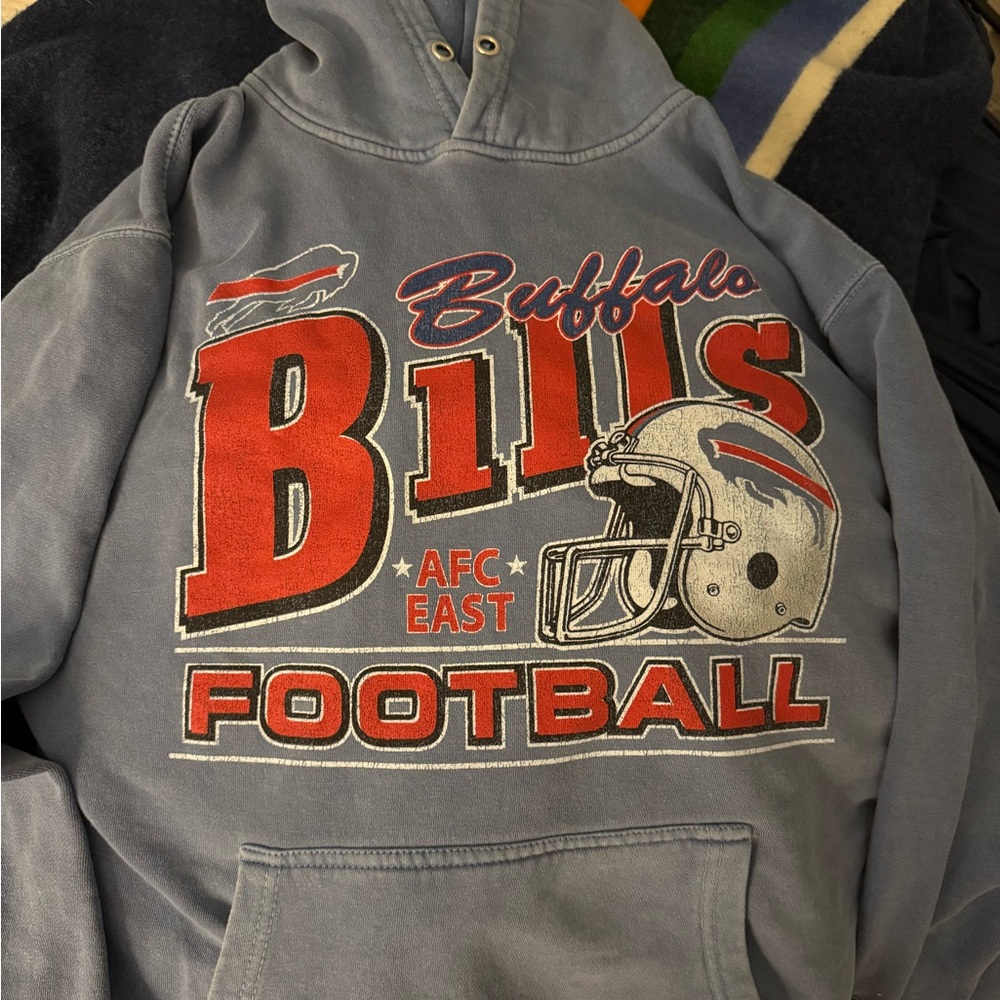 Buffalo Bills Football Oversized Hoodie 47 Brand Size M